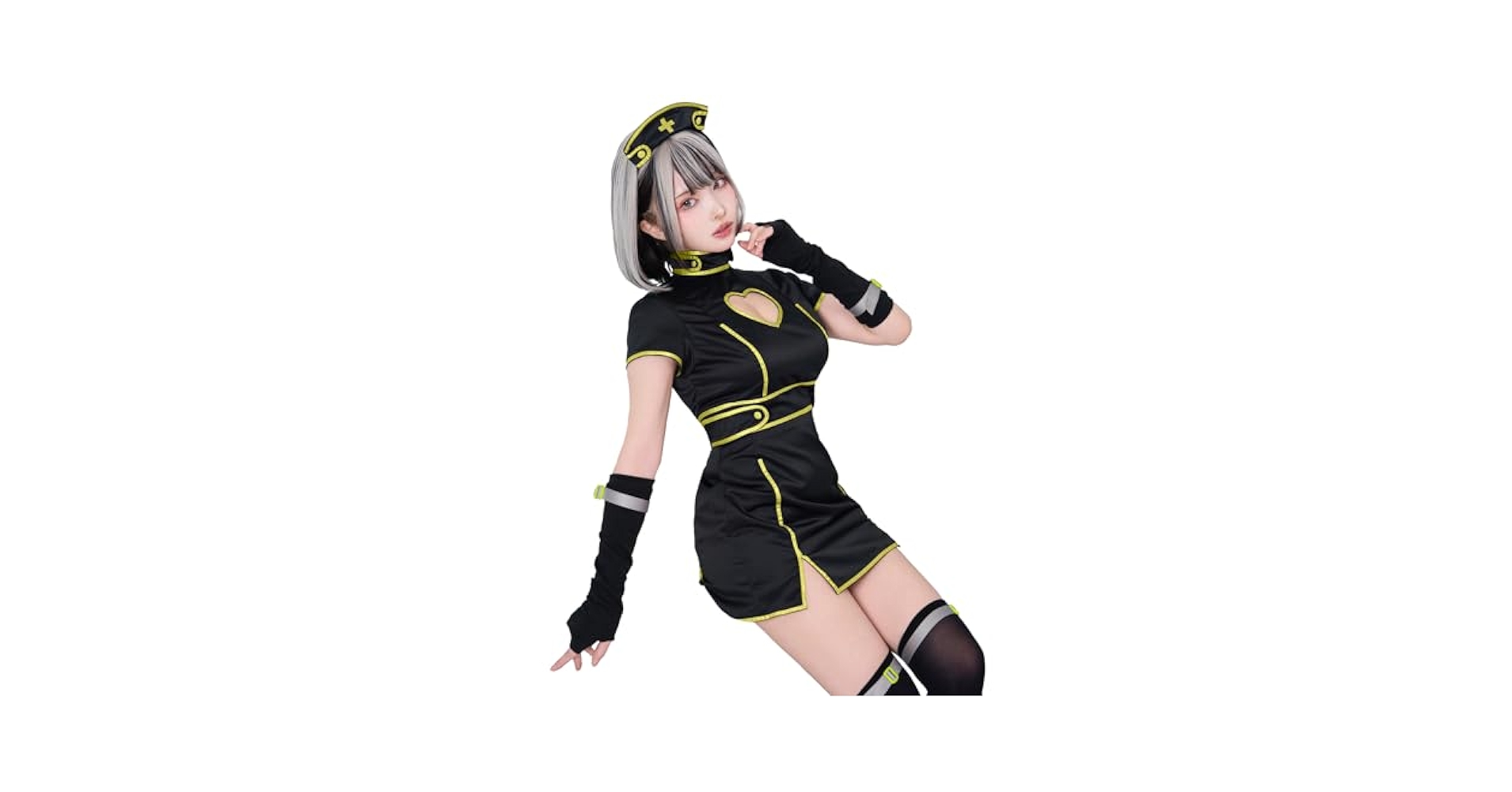 marrymoon ナースコスチューム 黒とピンク 61-UVc+QNKL._SY350_QL65_.jpg